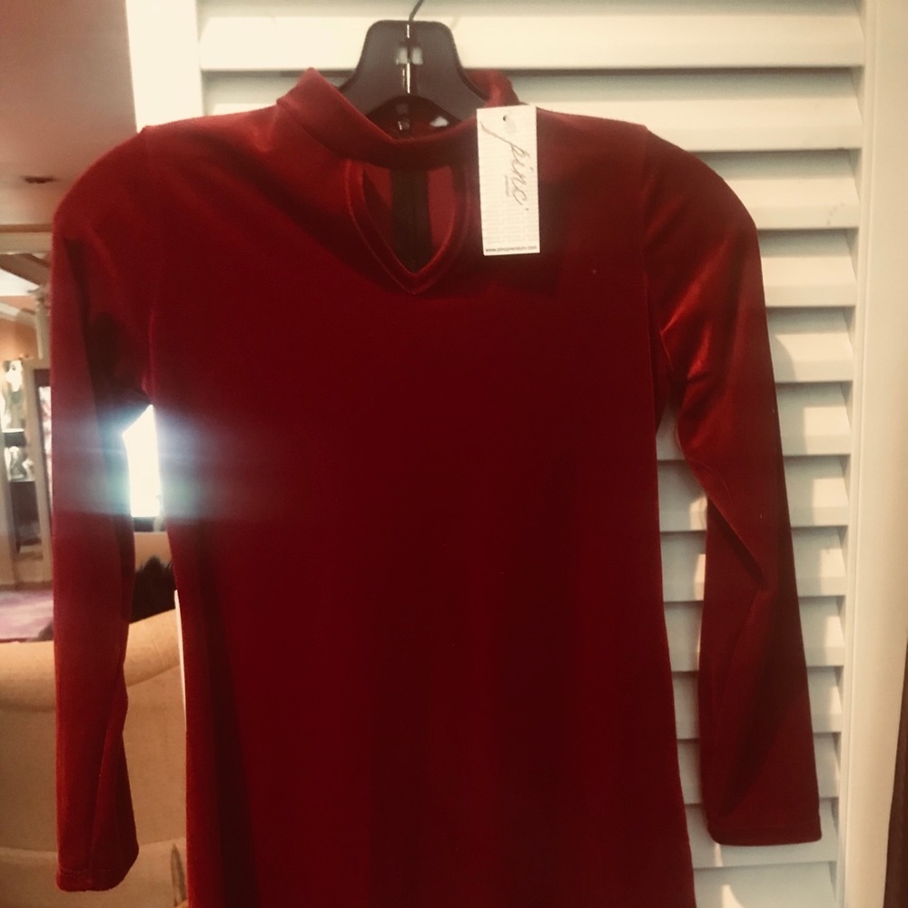PINC GIRLS VELVET DRESS